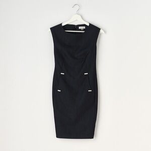 Calvin Klein Dark Chambray Pencil Dress